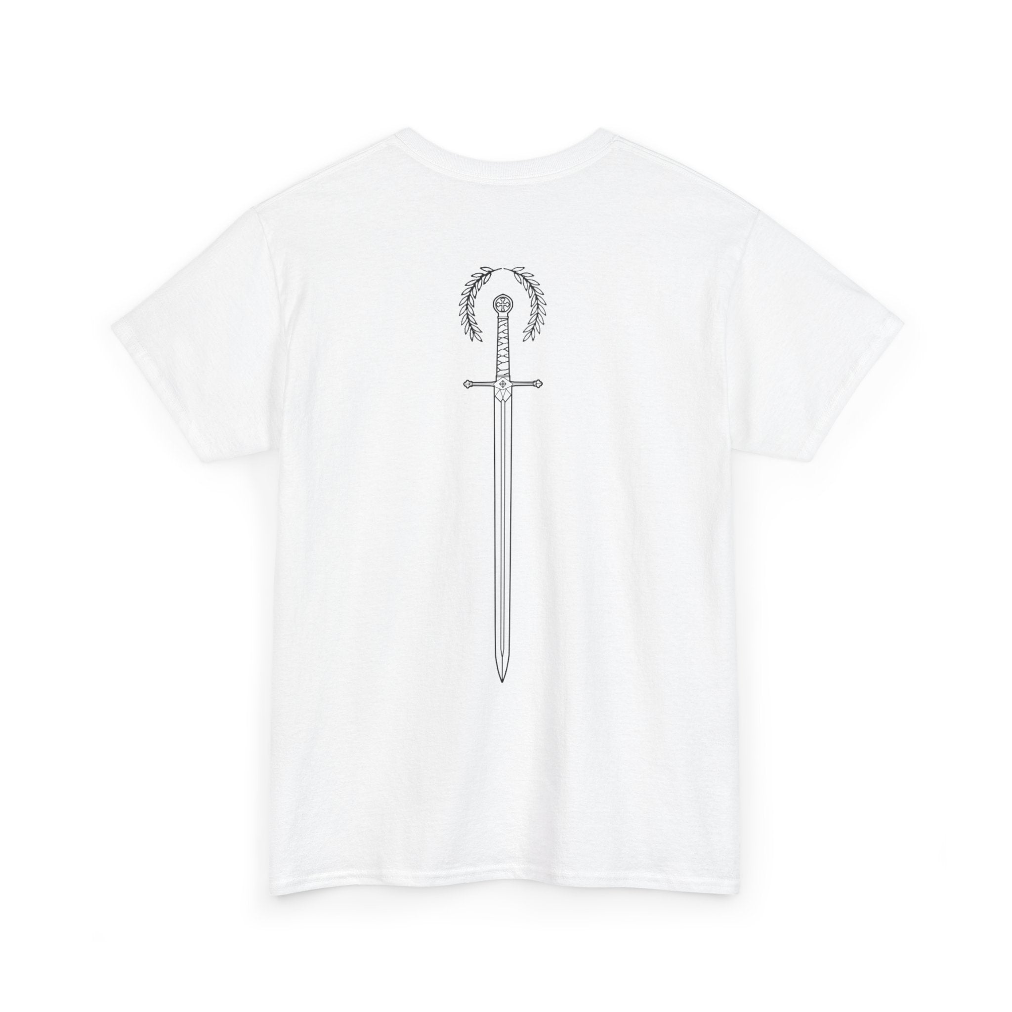 Honored Blade Tee — Warden One Sword Heavy T‑Shirt