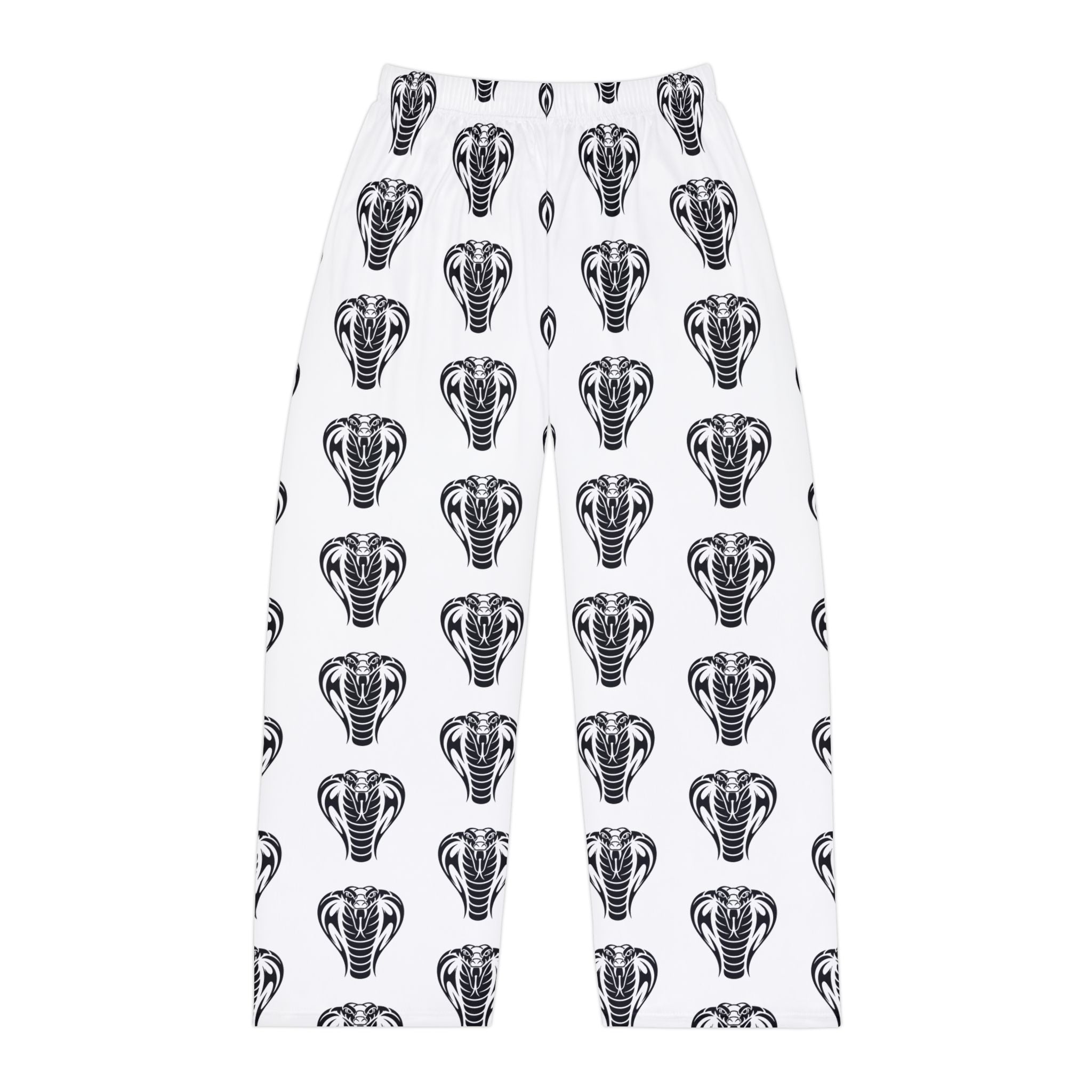 Cobra Pattern Pajama Pants — Men's Relaxed Lounge Sleepwear