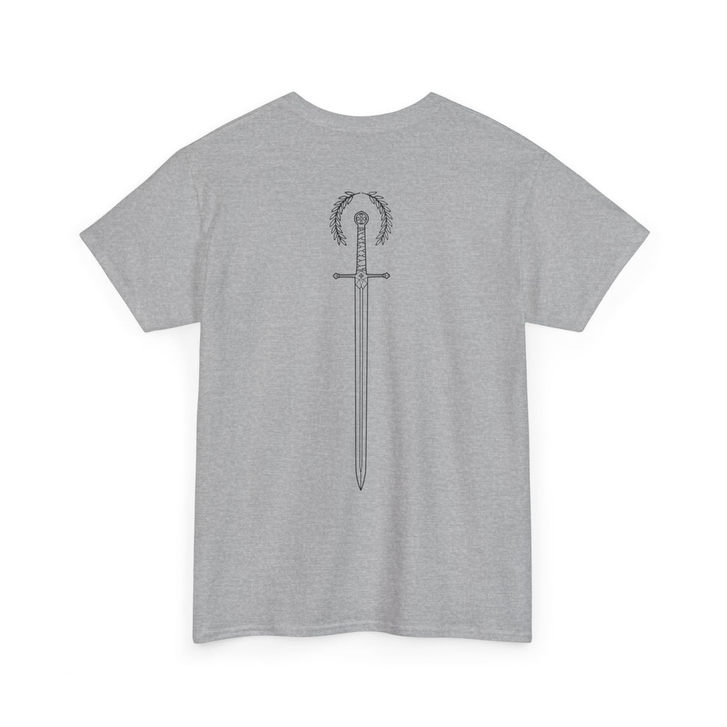 Honored Blade Tee — Warden One Sword Heavy T‑Shirt