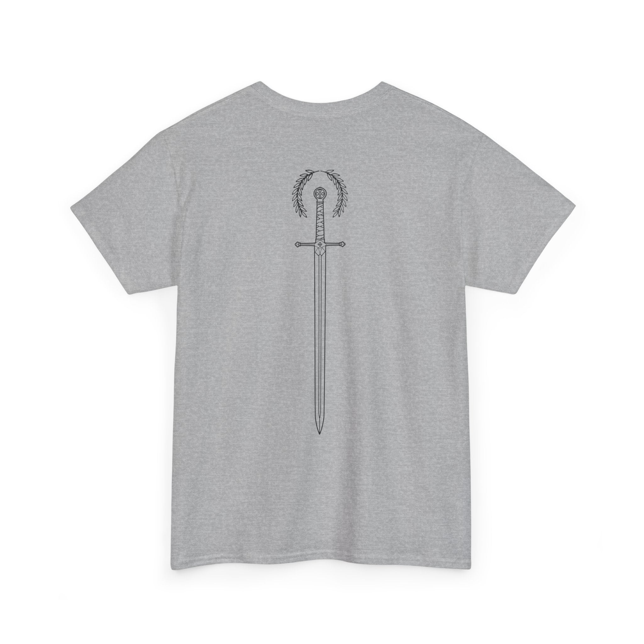 Honored Blade Tee — Warden One Sword Heavy T‑Shirt