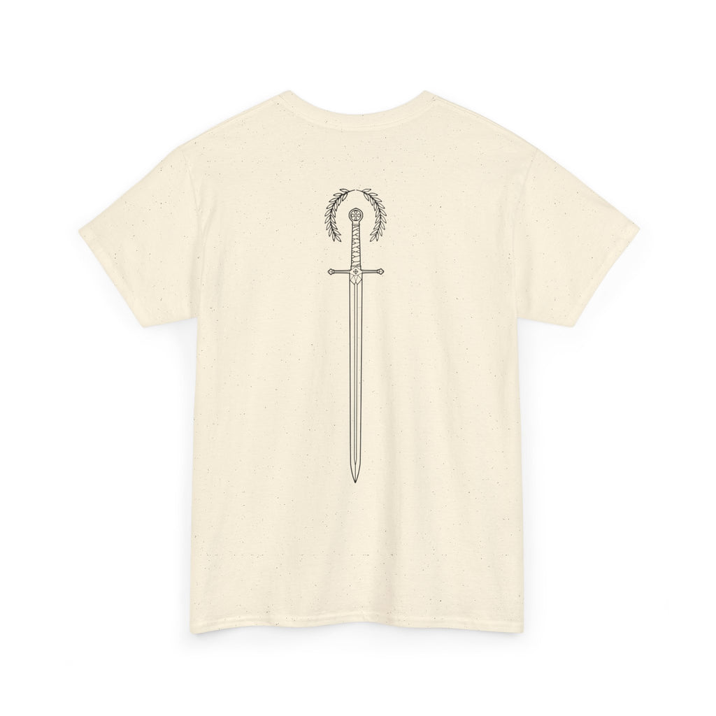 Honored Blade Tee — Warden One Sword Heavy T‑Shirt