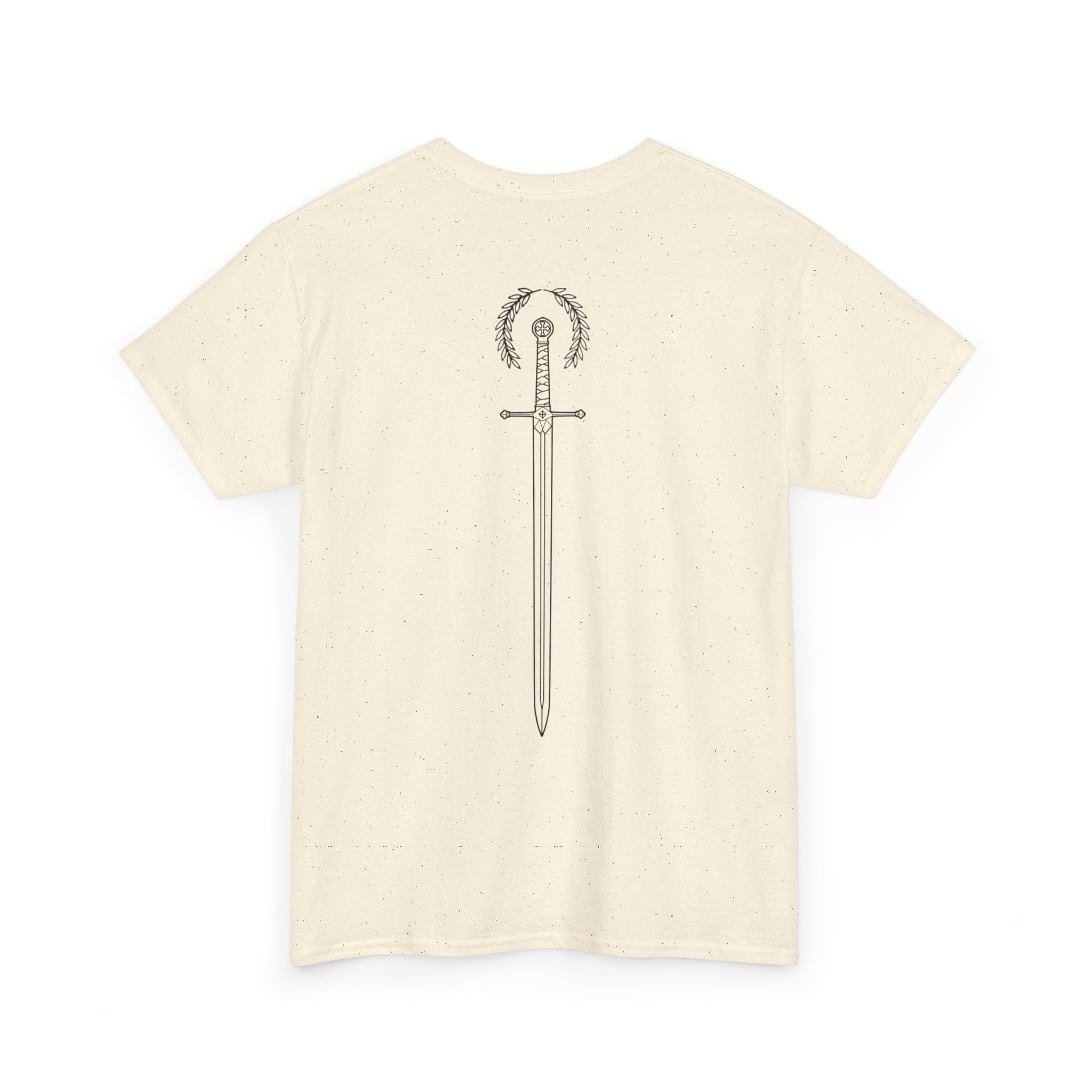 Honored Blade Tee — Warden One Sword Heavy T‑Shirt