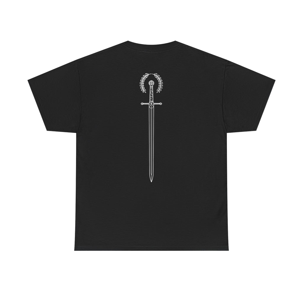 Honored Blade Tee — Warden One Sword Heavy T‑Shirt