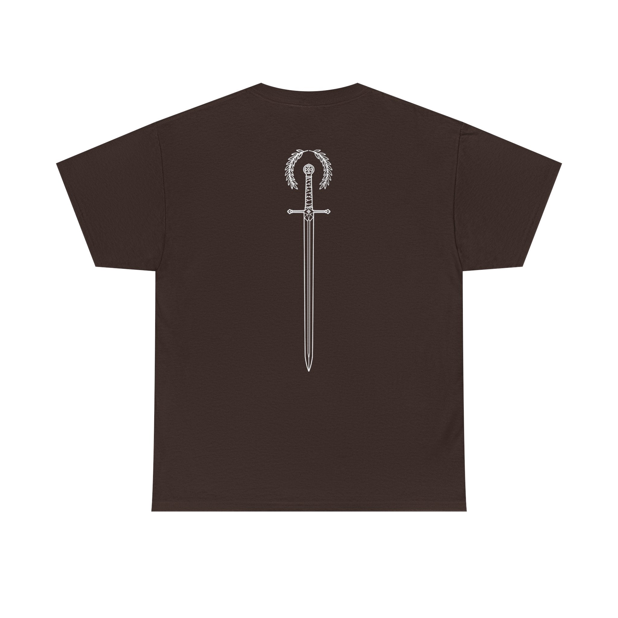 Honored Blade Tee — Warden One Sword Heavy T‑Shirt