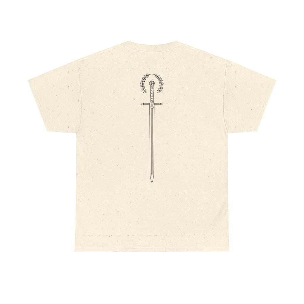 Honored Blade Tee — Warden One Sword Heavy T‑Shirt