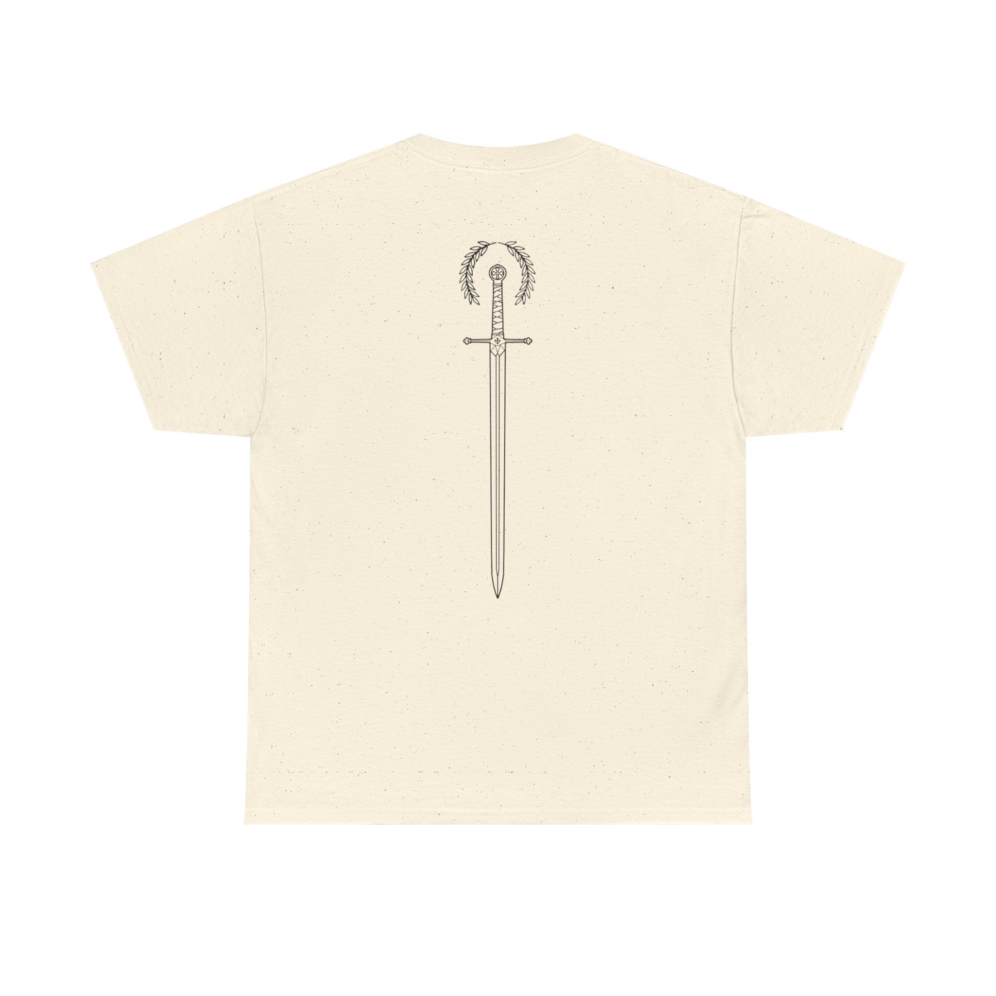 Honored Blade Tee — Warden One Sword Heavy T‑Shirt