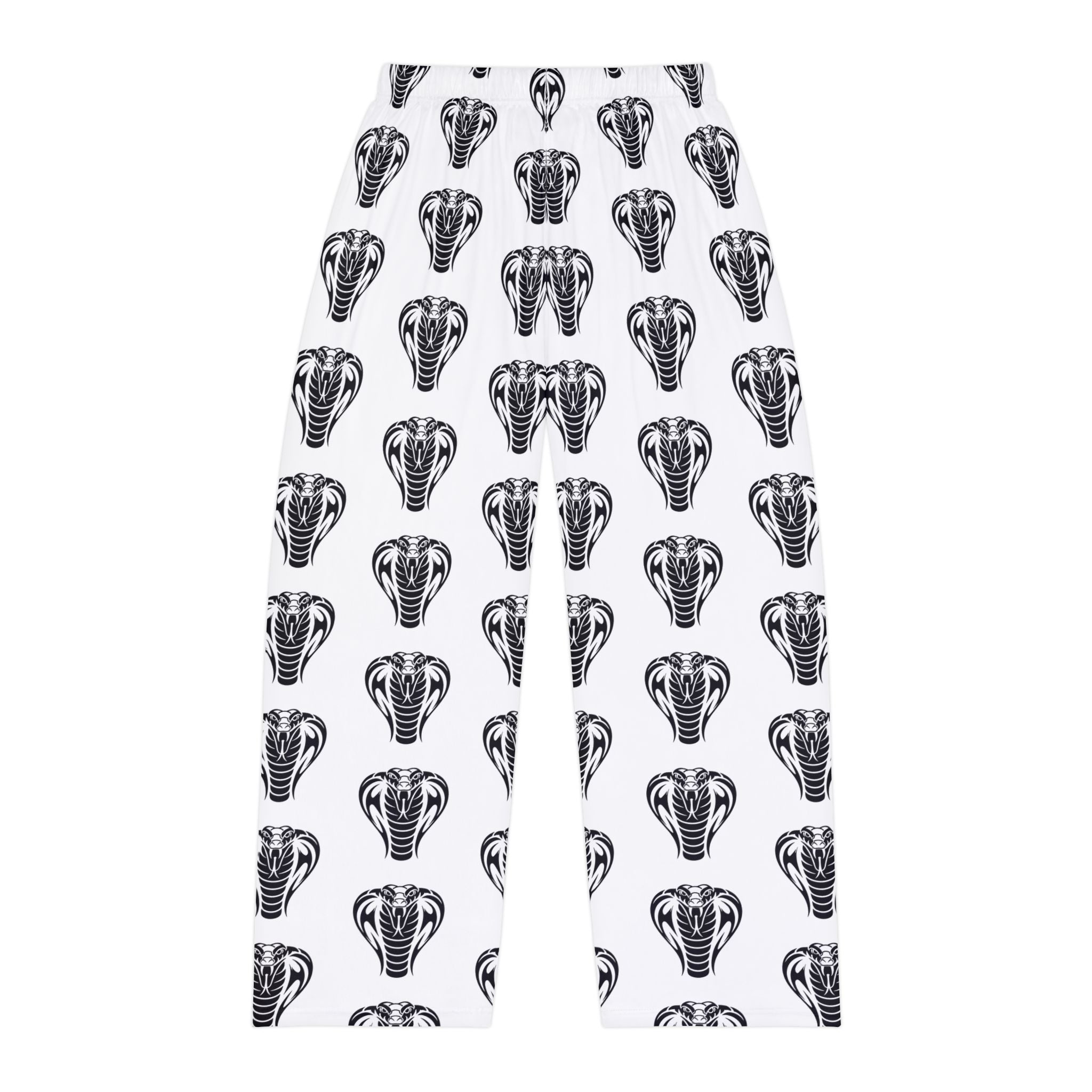 Cobra Pattern Pajama Pants — Men's Relaxed Lounge Sleepwear