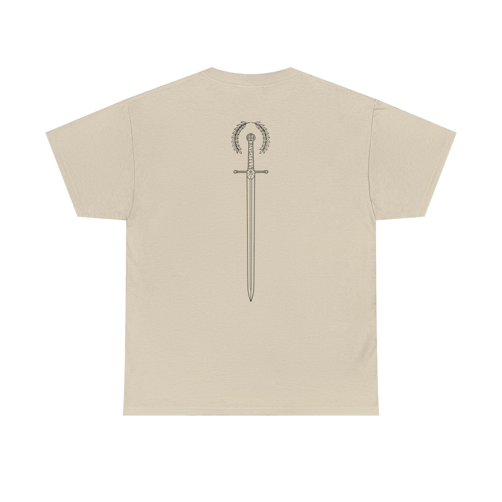 Honored Blade Tee — Warden One Sword Heavy T‑Shirt