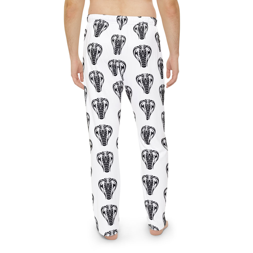 Cobra Pattern Pajama Pants — Men's Relaxed Lounge Sleepwear