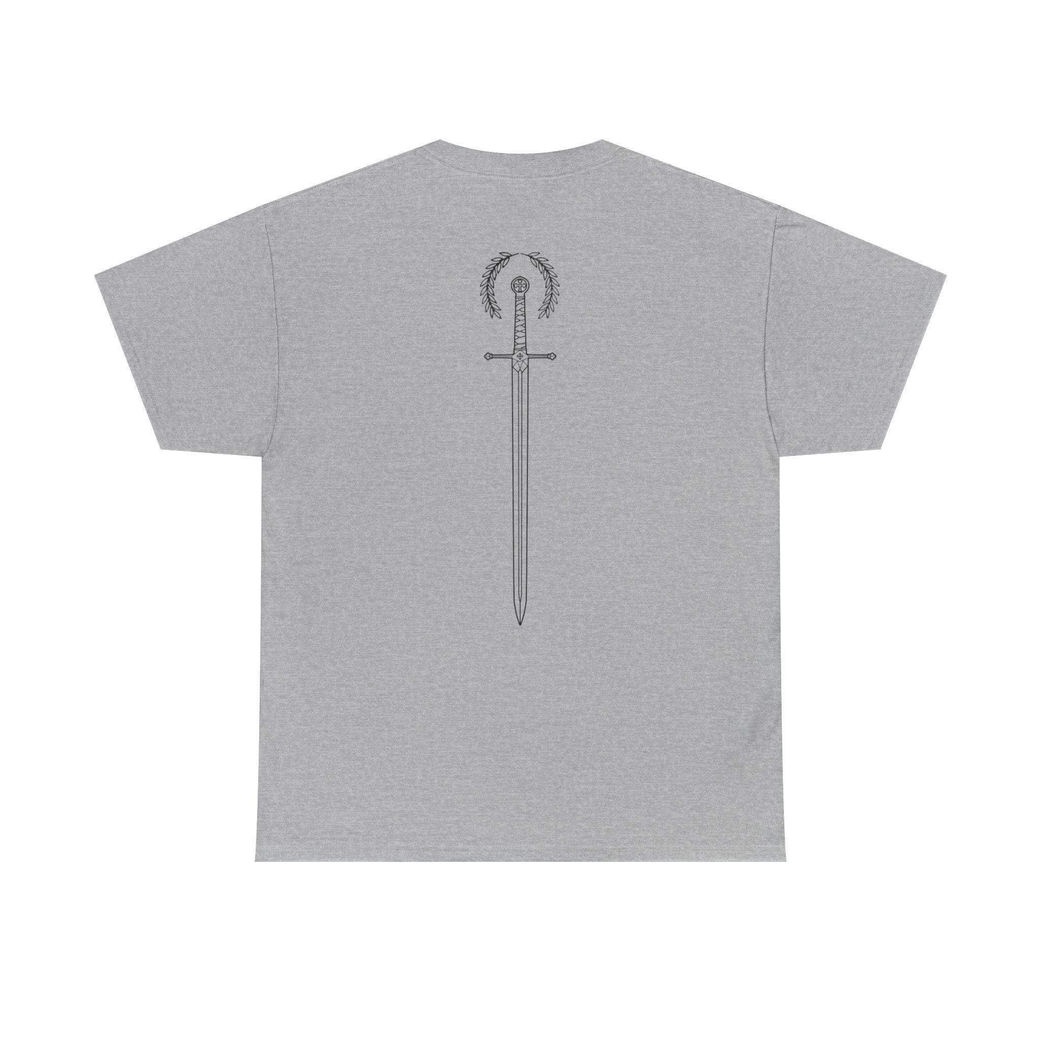Honored Blade Tee — Warden One Sword Heavy T‑Shirt