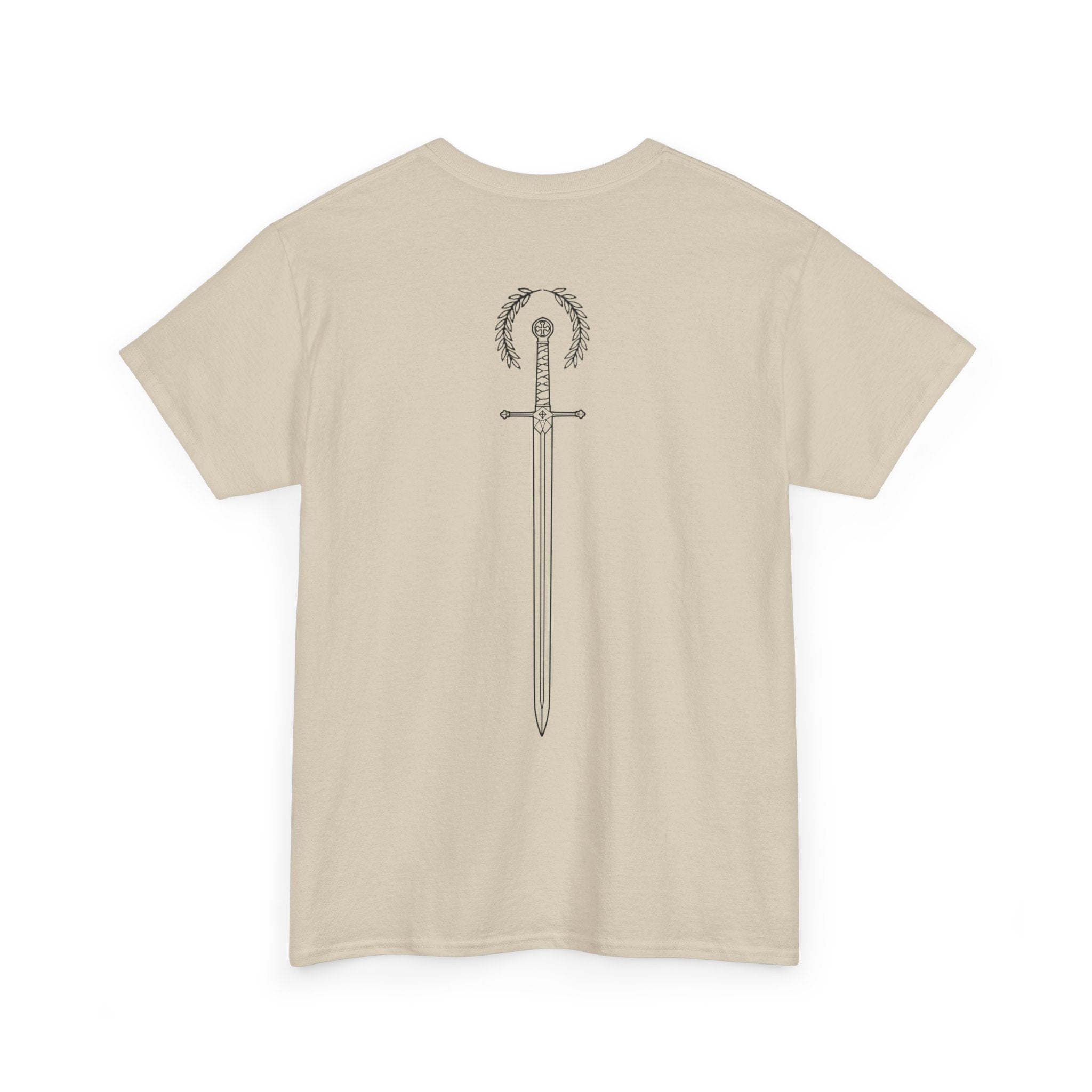 Honored Blade Tee — Warden One Sword Heavy T‑Shirt