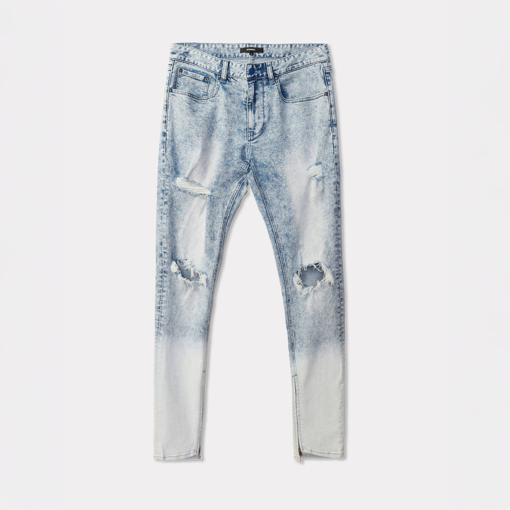 Acid washed Blue Jeans