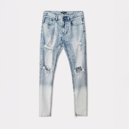 Acid washed Blue Jeans