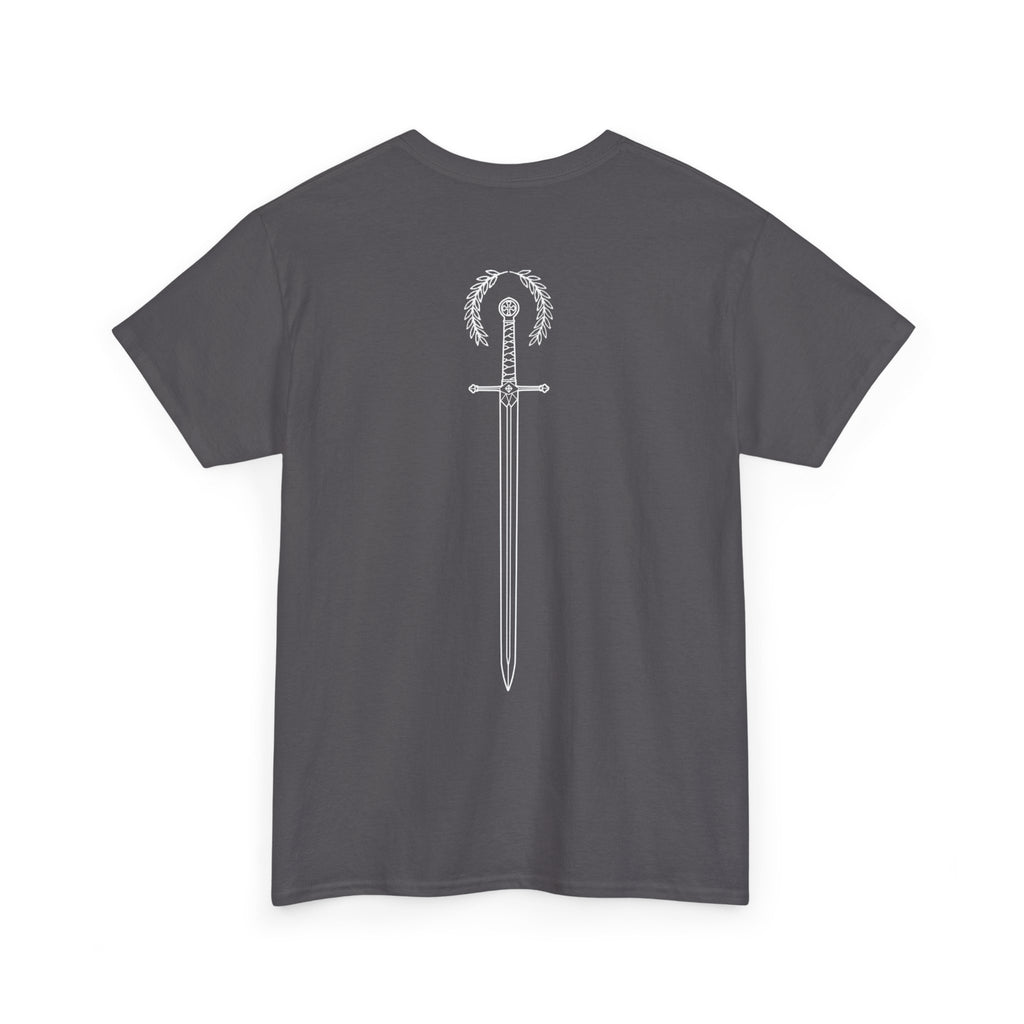 Honored Blade Tee — Warden One Sword Heavy T‑Shirt