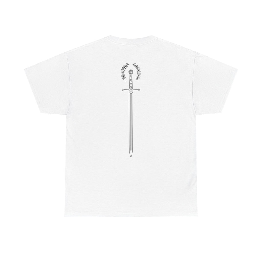 Honored Blade Tee — Warden One Sword Heavy T‑Shirt