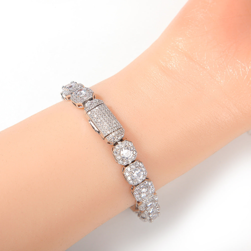 Rock Viper Zircon Bracelet