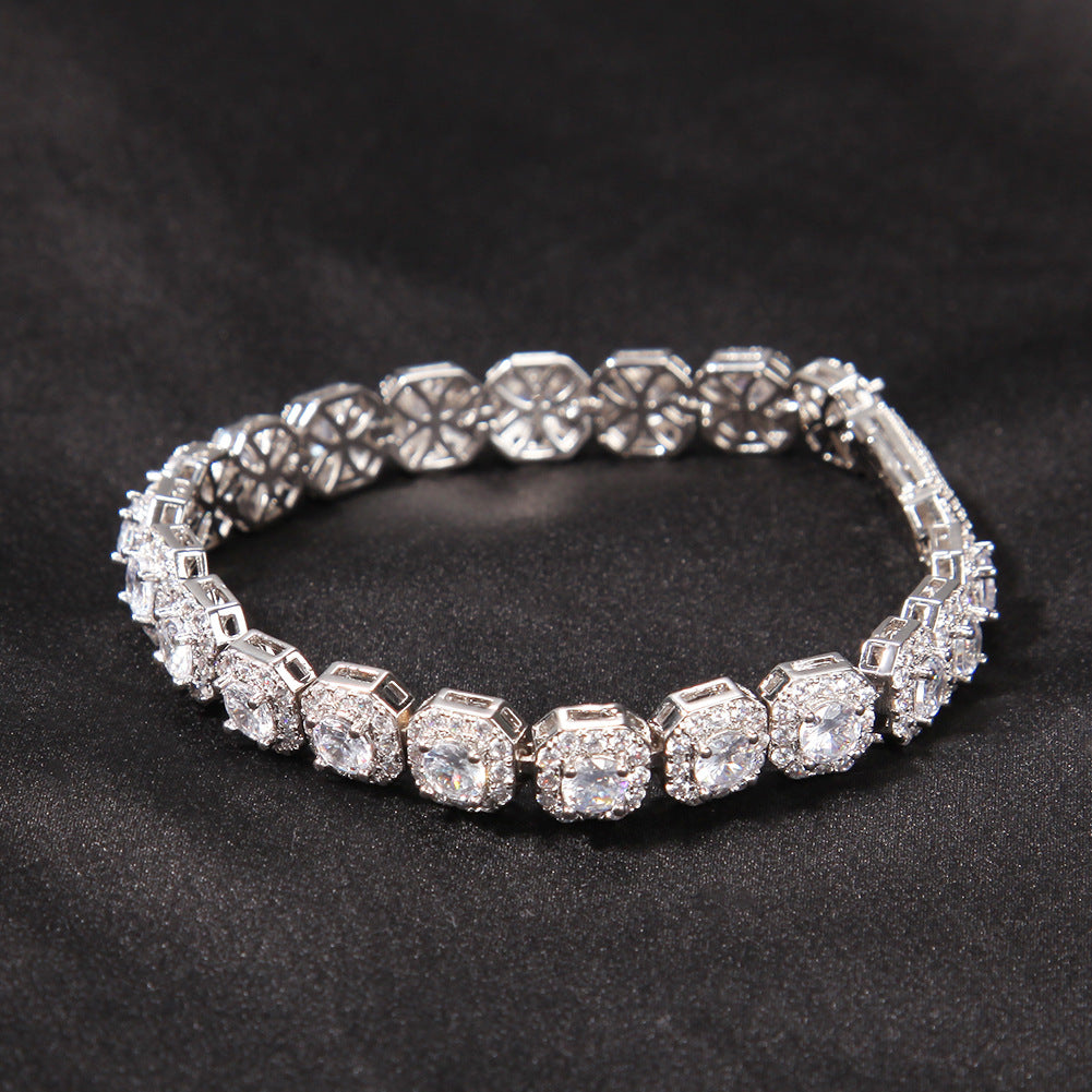 Rock Viper Zircon Bracelet