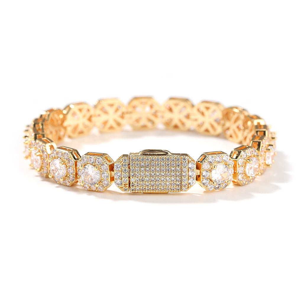 Rock Viper Zircon Bracelet