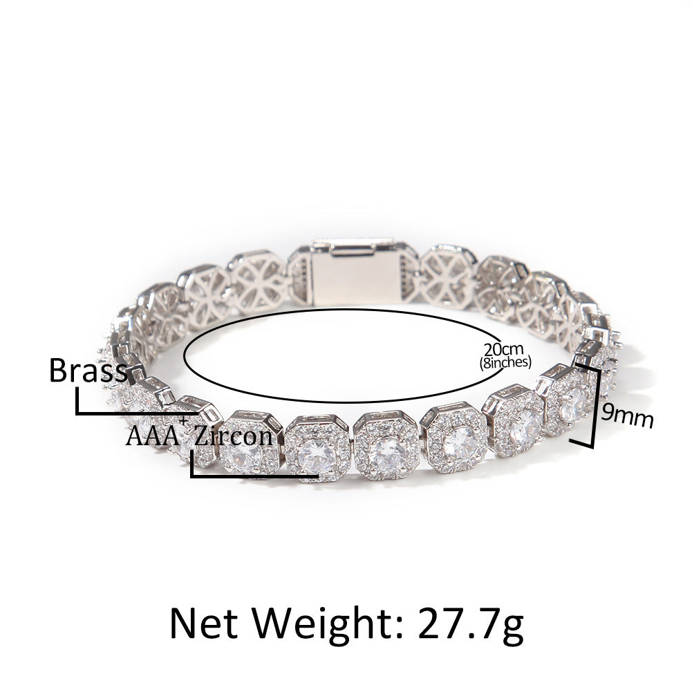 Rock Viper Zircon Bracelet