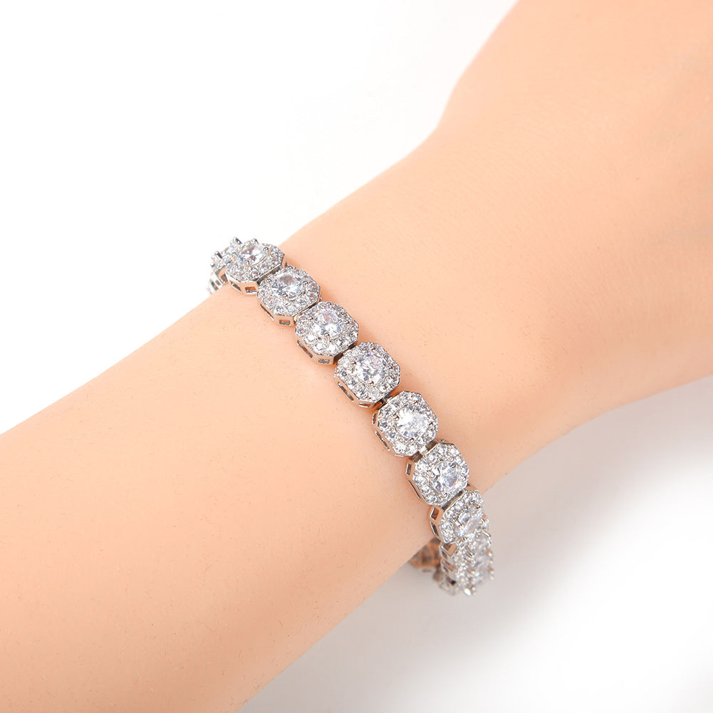 Rock Viper Zircon Bracelet